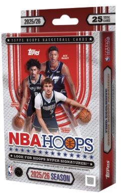 2025 TOPPS NBA HOOPS BASKETBALL HANGER PACK