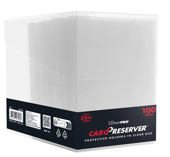 ULTRA PRO CARD PRESERVER 100 PACK WITH BOX (35PT)