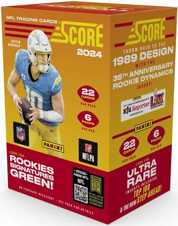 2024 PANINI SCORE FOOTBALL HOBBY BLASTER BOX