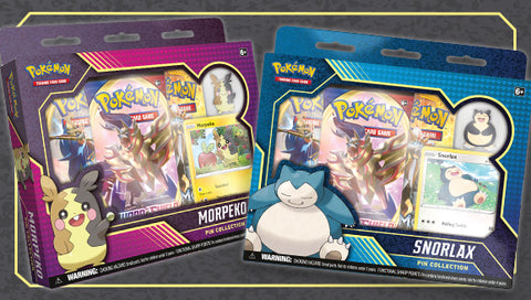 POKEMON MORPEKO/SNORLAX PIN COLLECTION