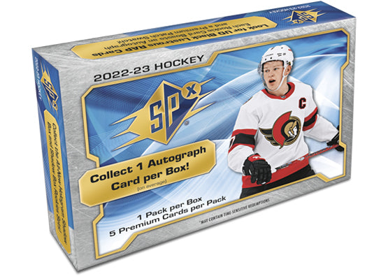 2022 UPPER DECK SPX HOCKEY HOBBY BOX