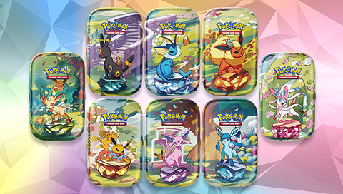 POKEMON PRISMATIC EVOLUTIONS MINI TIN (1 PRISMATIC EVOLUTIONS PRODUCT PER PERSON)