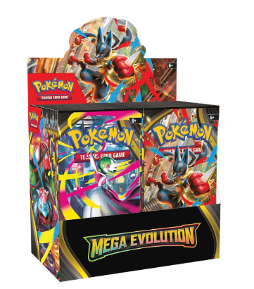 POKEMON MEGA EVOLUTION BOOSTER BOX (1 PER CUSTOMER)