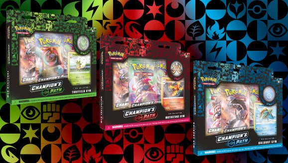 POKEMON CHAMPION'S PATH GYM PIN COLLECTION BOX