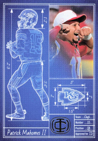 2025 PANINI ICON COLLECTION MAHOMES - TOUCHDOWN ARTCHITECT - SINGLES - #TA1-TA14 - YOU PICK FROM LIST