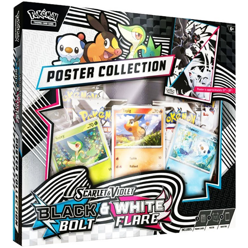 POKEMON BLACK BOLT & WHITE FLARE UNOVA POSTER COLLECTION (1 PER PERSON)