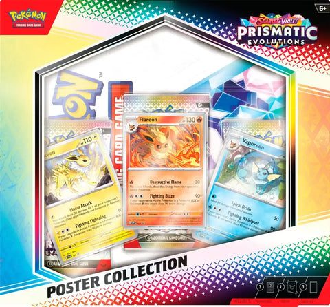 POKEMON PRISMATIC EVOLUTIONS POSTER COLLECTION BOX (1 PRISMATIC EVOLUTIONS PRODUCT PER PERSON)