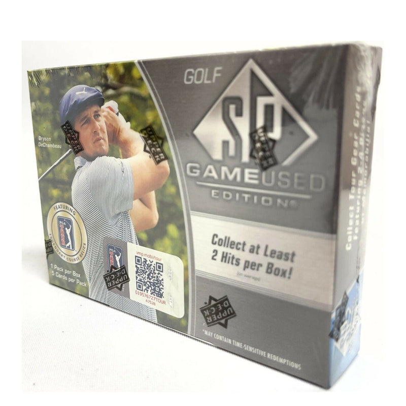 2021 UPPER DECK SP GAME USED GOLF HOBBY BOX