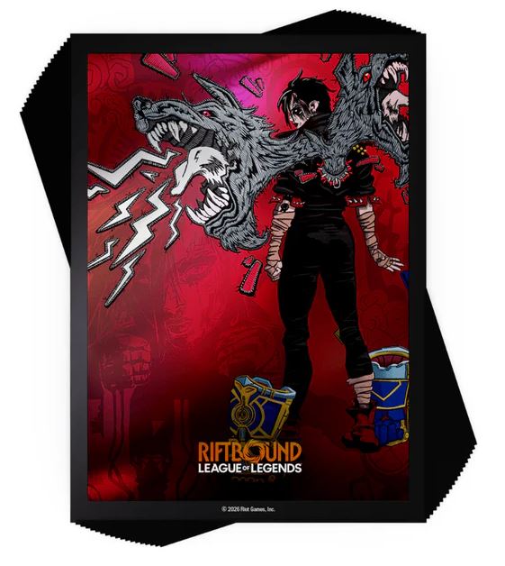 RIFTBOUND LEAGUE OF LEGENDS UNLEASHED ART SLEEVES 100CT
