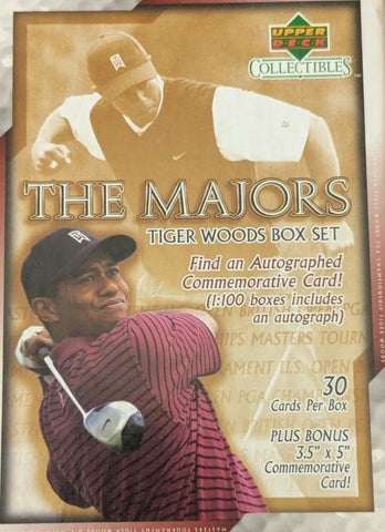 2002 UPPER DECK THE MAJORS TIGER WOODS COMPLETE SET