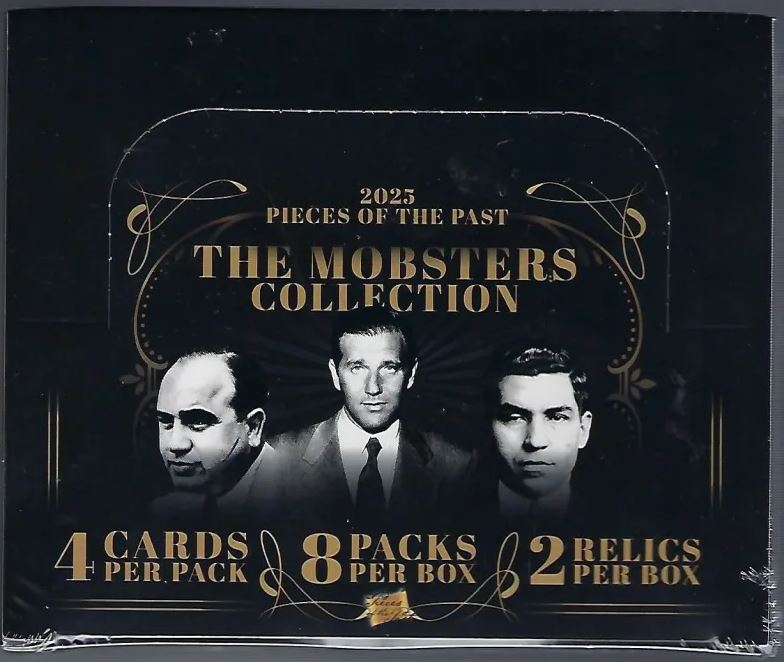 2025 SUPER PRODUCTS PIECES OF THE PAST THE MOBSTERS COLLECTION HOBBY BOX