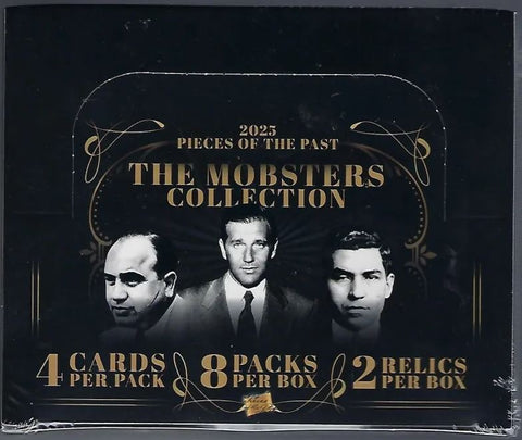 2025 SUPER PRODUCTS PIECES OF THE PAST THE MOBSTERS COLLECTION HOBBY BOX