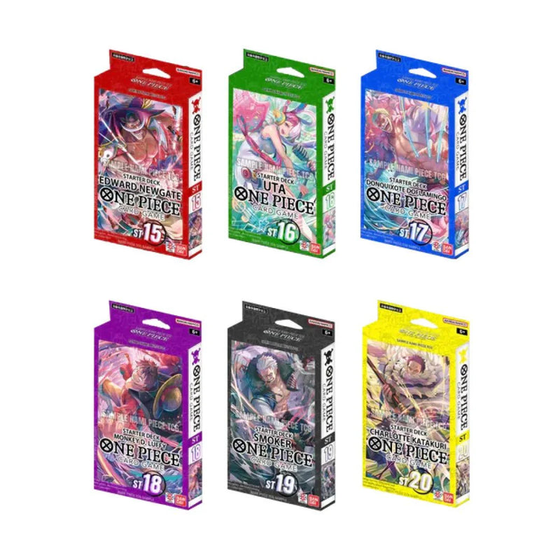 ONE PIECE TCG STARTER DECK ST15-ST20 - SELECT YOUR STYLE!