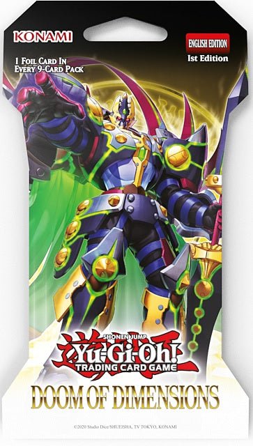 YU-GI-OH! DOOM OF DIMENSIONS BLISTER PACK