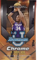 2022 TOPPS BOWMAN CHROME UNIVERSITY BASKETBALL HOBBY BOX