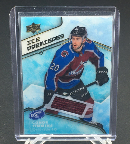 2019 UPPER DECK ICE - ICE PREMIERES - C. TIMMINS - #IPJ-CT - RELIC - RC