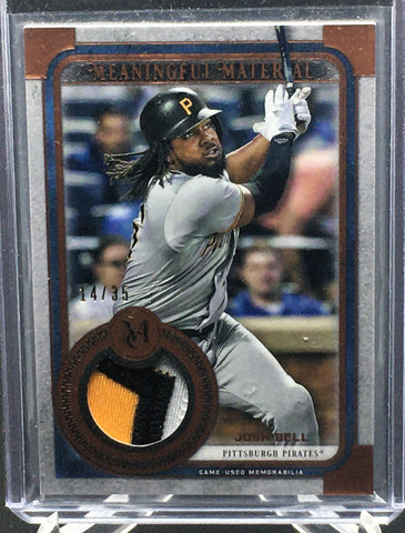 2019 TOPPS MUSEUM COLLECTION - MEANINGFUL MATERIAL RELIC - J. BELL - #MMR-JBL -  #'D/35 - JERSEY