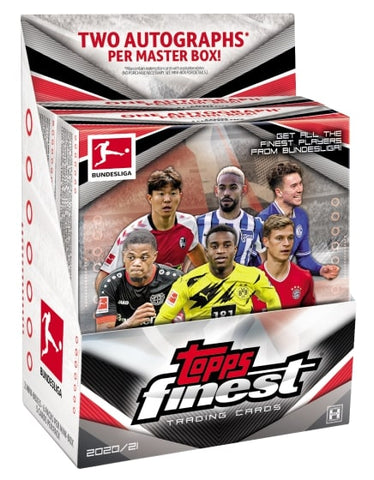 2020 TOPPS FINEST BUNDESLIGA SOCCER HOBBY MASTER BOX