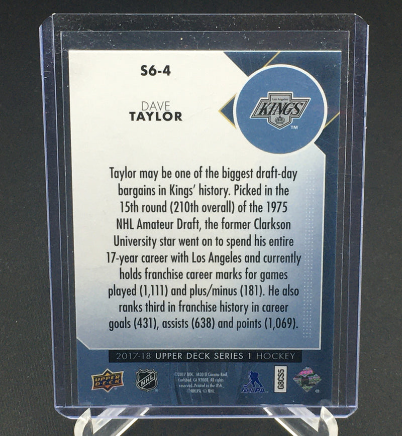 2017 UPPER DECK SERIES ONE -THE SECOND SIX - D. TAYLOR -