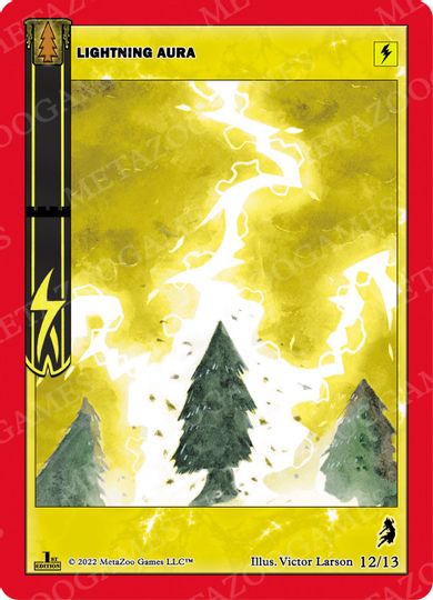 Lightning Aura [Cryptid Nation: Wilderness First Edition Release Event Deck]