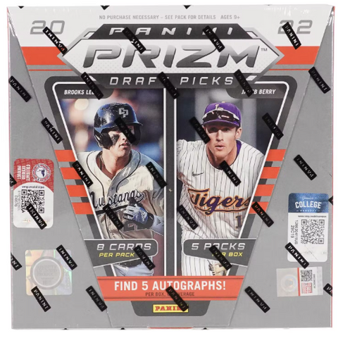2022 PANINI PRIZM DRAFT PICKS BASEBALL HOBBY BOX