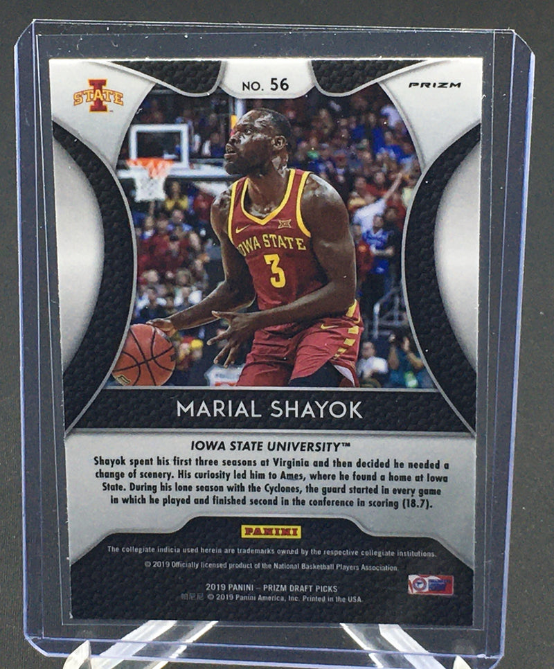 2019 PANINI PRIZM DRAFT PICKS - M. SHAYOK -