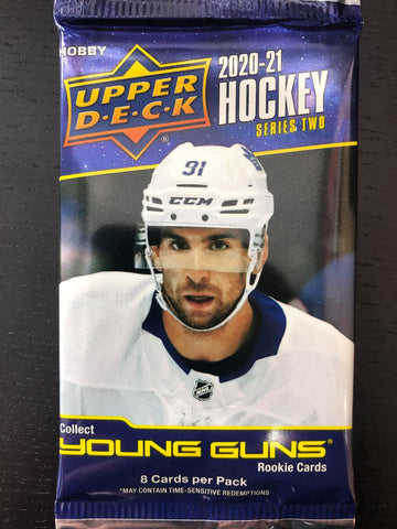 2020 UPPER DECK SERIES TWO HOCKEY HOBBY PACK