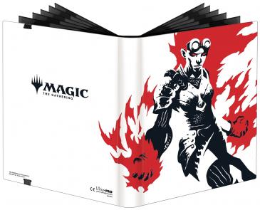 ULTRA PRO MTG RED & WHITE CHANDRA 9-POCKET BINDER