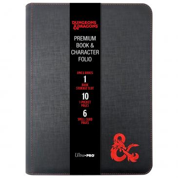 ULTRA PRO D&D PREMIUM ZIPPERED BOOK AND CHARACTER FOLIO