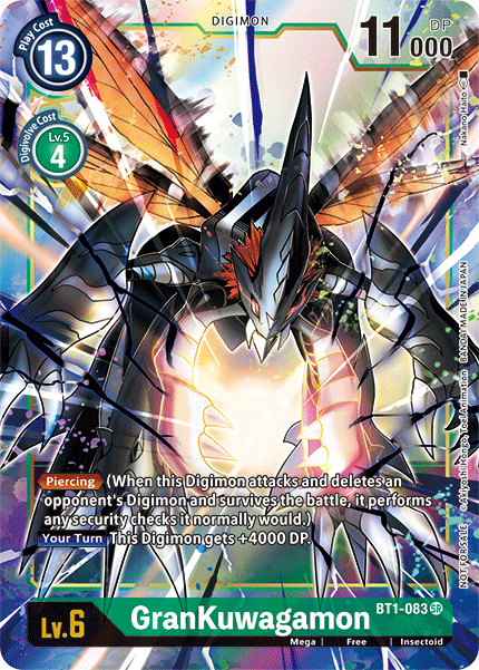 GranKuwagamon [BT1-083] (Alternate Art) [Release Special Booster Ver.1