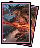 ULTRA PRO MTG KAMIGAWA: NEON DYNASTY MATTE ART SLEEVES 100+