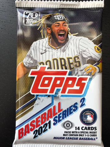 2021 TOPPS SERIES TWO BASEBALL HOBBY PACK