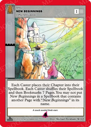 New Beginnings (Spirit) [Cryptid Nation: Wilderness First Edition Release Event Deck]