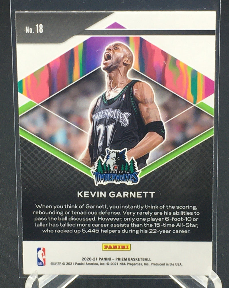 2020 PANINI PRIZM - FEARLESS - K. GARNETT -