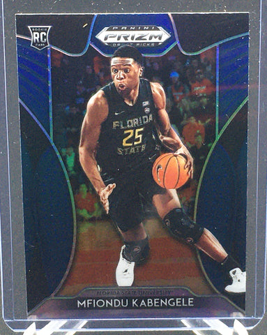2019 PANINI PRIZM DRAFT PICKS - M. KABENGELE - #91 - BLUE - RC
