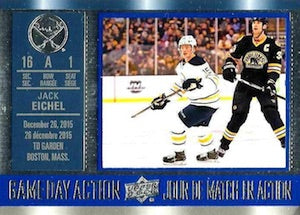 2016 UPPER DECK TIM HORTONS - GAME DAY ACTION - SINGLES -