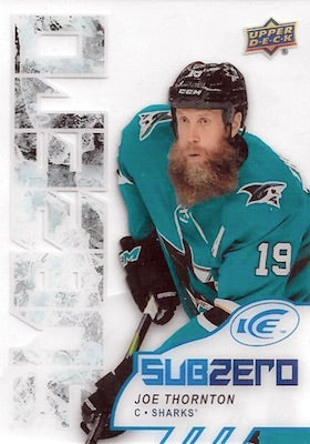 2017 UPPER DECK ICE - SUBZERO - SINGLES -