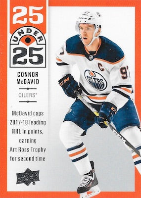 2018 UPPER DECK SERIES ONE - UNDER 25 - SINGLES - #U25-1 - U25-25 - YOU PICK FROM LIST
