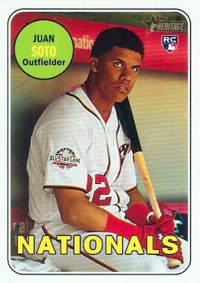 2018 TOPPS HERITAGE HIGH NUMBER - ROOKIES - BASE -