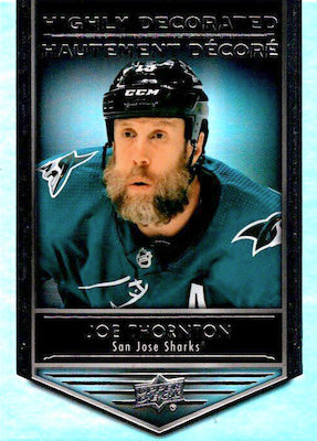 2019 UPPER DECK TIM HORTONS HIGHLY DECORATED SINGLES - #HD1-#HD15