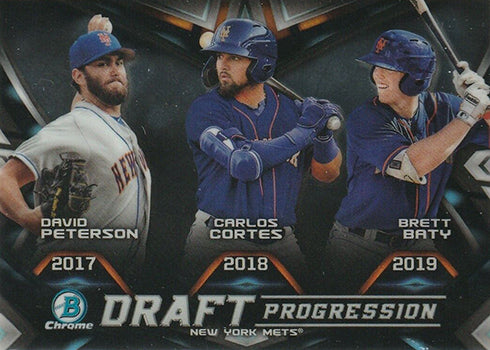 2019 TOPPS BOWMAN DRAFT - CHROME - DRAFT PROGRESSION - SINGLES - YOU PICK FROM LIST