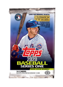 2020 TOPPS BASEBALL SERIES ONE BASEBALL HOBBY PACK