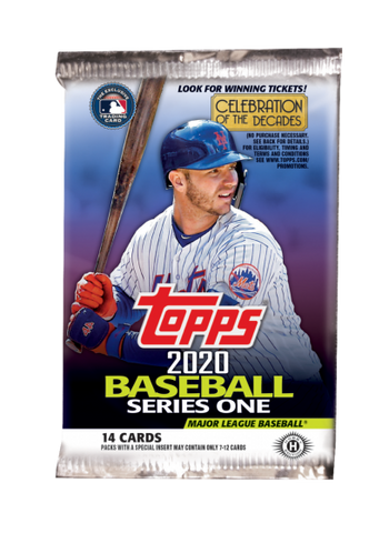 2020 TOPPS BASEBALL SERIES ONE BASEBALL HOBBY PACK