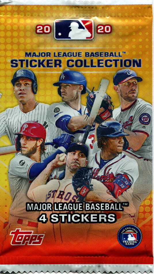 2020 TOPPS BASEBALL STICKER PACK