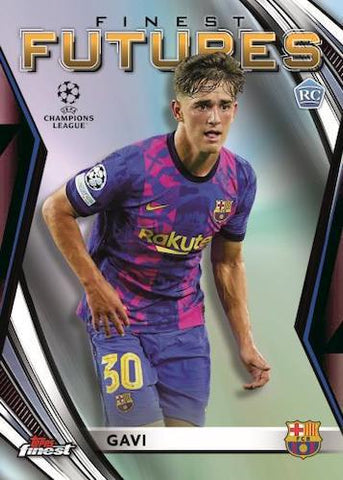 2022 TOPPS FINEST UEFA CHAMPIONS LEAGUE - FINEST FUTURES - SINGLES - #FF1-FF10 - YOU PICK FROM LIST