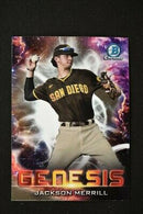 2021 TOPPS BOWMAN DRAFT - CHROME - GENESIS - SINGLES -