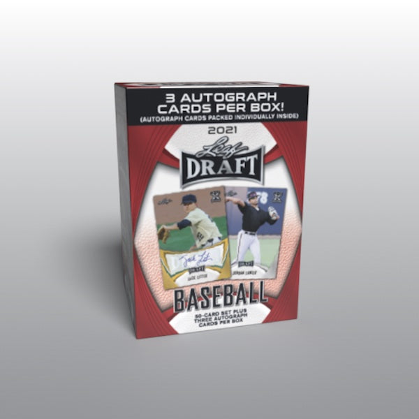 2021 LEAF DRAFT BASEBALL BLASTER BOX