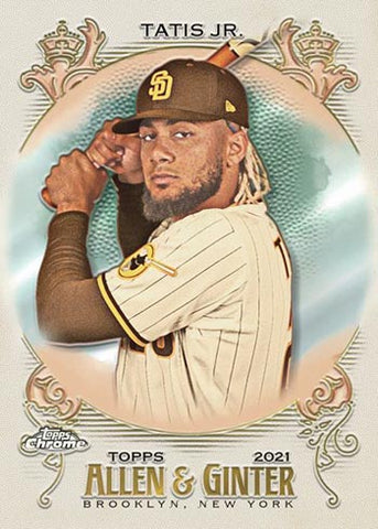 2021 TOPPS ALLEN & GINTER CHROME - BASE - SINGLES - #1-100 - YOU PICK FROM LIST