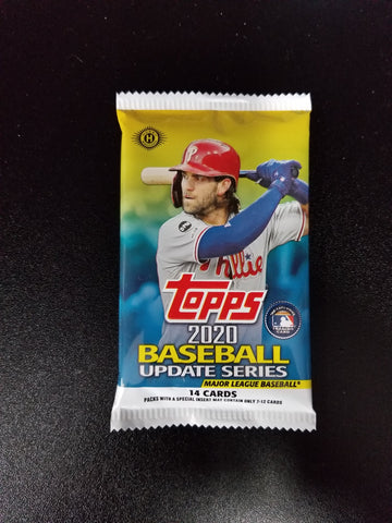 2020 TOPPS UPDATE SERIES BASEBALL HOBBY PACK