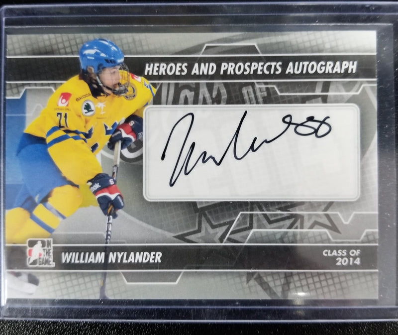 2014 IN THE GAME HEROES AND PROSPECTS - AUTOGRAPH CLASS OF 2014  - W. NYLANDER -